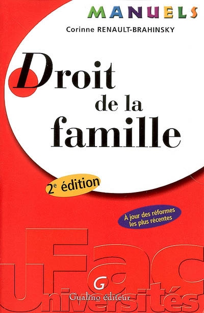 Droit de la famille : à...