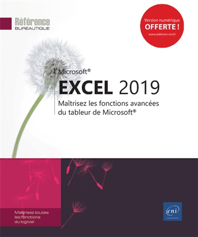 Microsoft Excel : versions 2019 et Office 365 : maîtrisez les fonctions avancées du tableur de Microsoft
