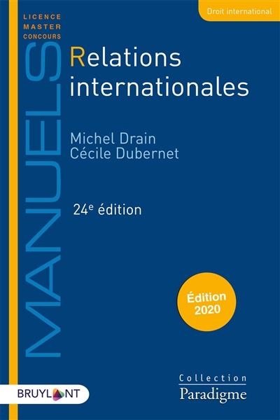 Relations internationales : édition 2020