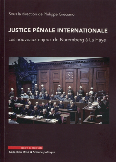 Justice pénale internationale : les nouveaux enjeux de Nuremberg à La Haye