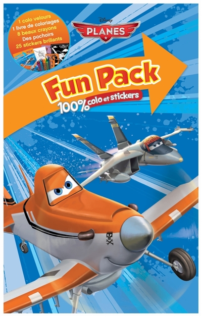 Planes : fun pack 100 % colo et stickers