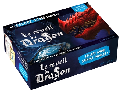le réveil du dragon : kit escape game famille