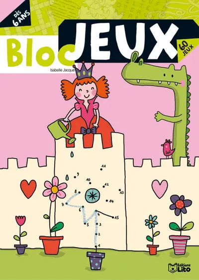 Bloc jeux, princesses et fées : 60 jeux, dès 6 ans