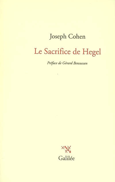 Le sacrifice de Hegel