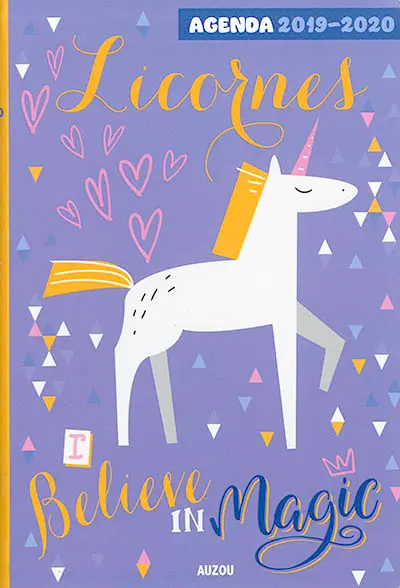 Licornes : I believe in magic : agenda 2019-2020