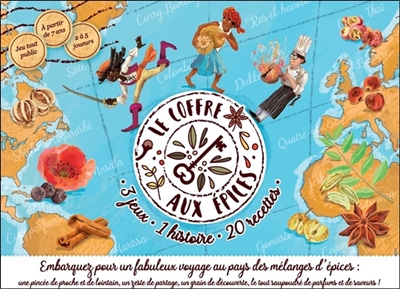 Le coffre aux épices : 3 jeux, 1 histoire, 20 recettes