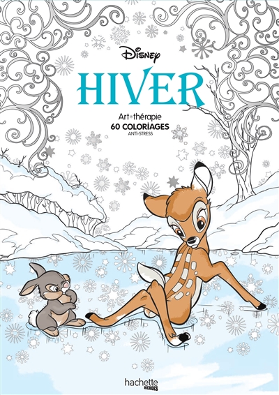 Hiver : art-thérapie : 60 coloriages anti-stress