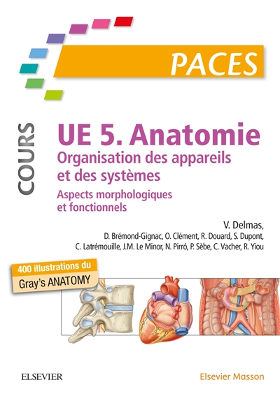 UE 5 anatomie : organisation des appareils et des systèmes : aspects morphologiques et fonctionnels