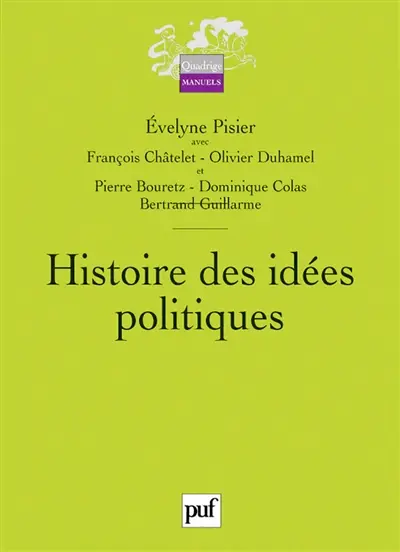 Histoire des idées politiques