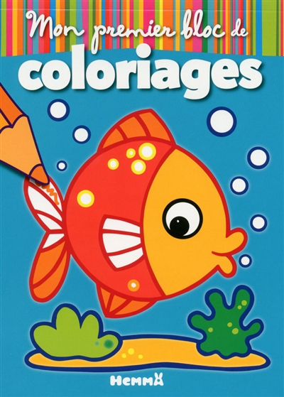 Mon premier bloc de coloriages : poisson