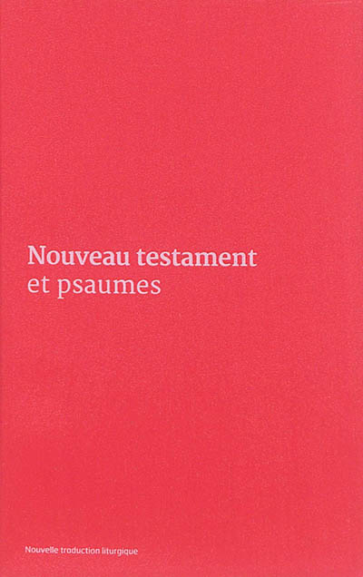 Nouveau Testament et Psaumes : couverture vinyle rose