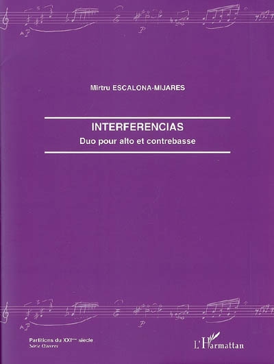 Interferencias : duo pour alto et contrebasse