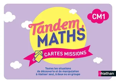 Tandem, maths CM1 : cartes missions : programme 2025