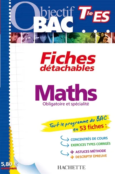 Maths obligatoire et spécialité, terminale ES