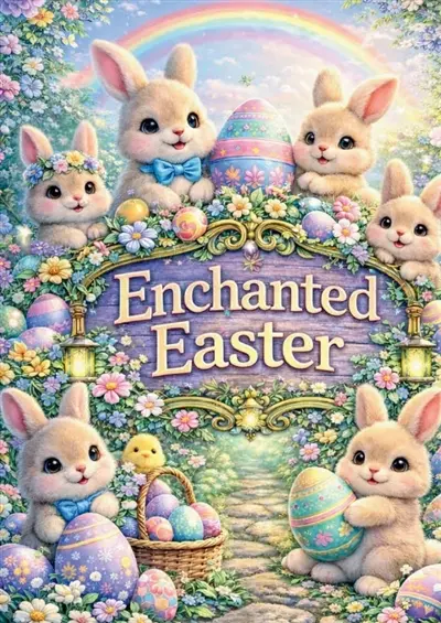 Enchanted Easter : Coloringbook for adults