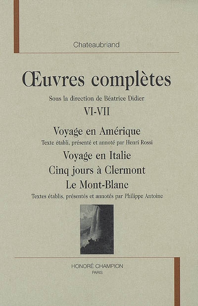 Oeuvres complètes. Vol. 6-7