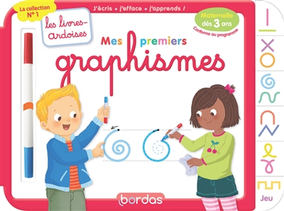 Mes premiers graphismes : j'écris, j'efface, j'apprends ! : dès 3 ans