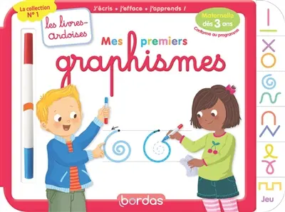 Mes premiers graphismes : j'écris, j'efface, j'apprends ! : dès 3 ans