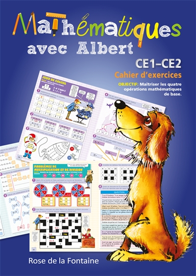 Mathématiques avec Albert, CE1, CE2 : cahier d'exercices
