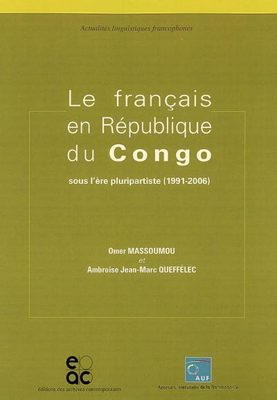 Le français en République du Congo : sous l'ère pluripartiste (1991-2006)