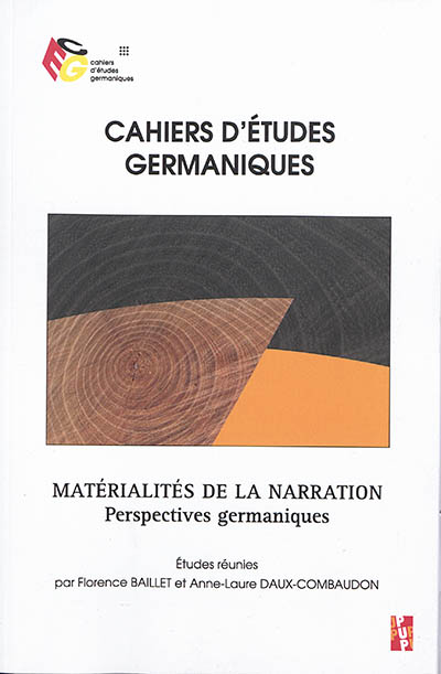 Cahiers d'études germaniques, n° 75. Matérialités de la narration : perspectives germaniques