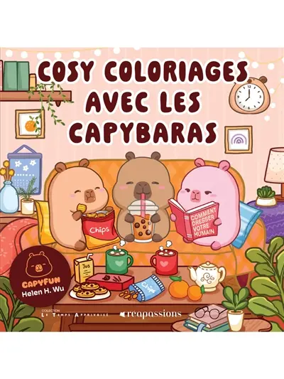 Cosy coloriages avec les capybaras