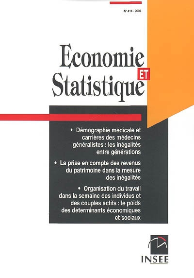 Economie et statistique, n°...