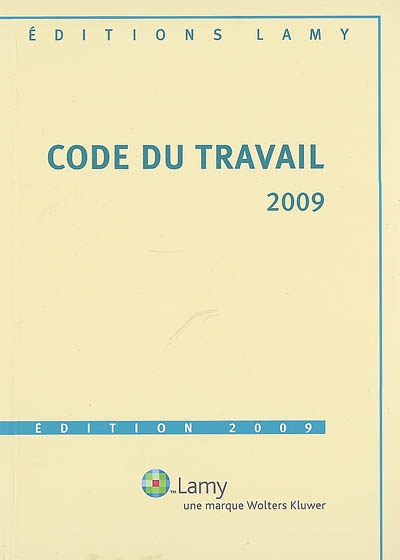 Code du travail 2009