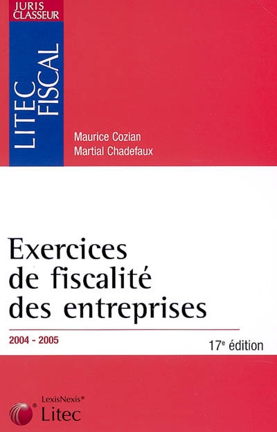 Exercices de fiscalité des entreprises 2004-2005