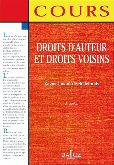 Droits d'auteur et droits voisins