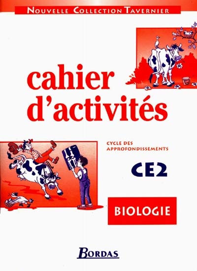 Cahier d'activités Biologie