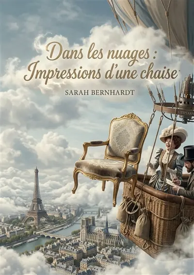 Dans les nuages : Impressions d'une chaise : Une aventure aérienne fantasque où une chaise de bois, témoin privilégié, partage ses réflexions sur un vol en ballon avec Sarah Bernhardt et Georges Clairin au dessus de Paris.
