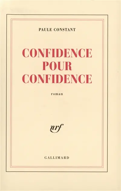 Confidence pour confidence