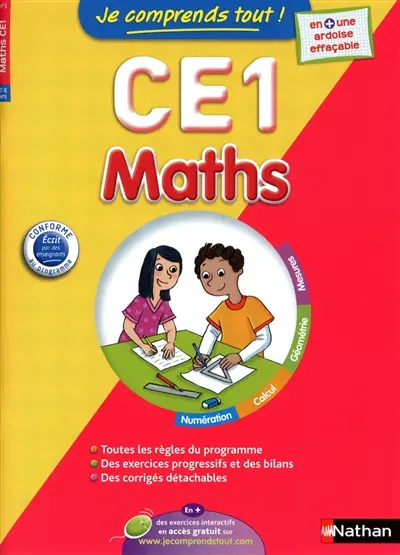 Je comprends tout, maths CE1, 7-8 ans