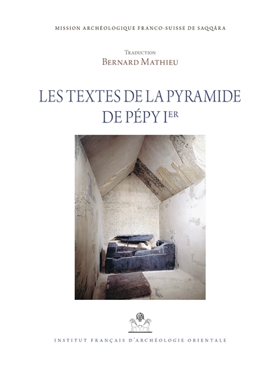 Les textes de la pyramide de Pépy Ier