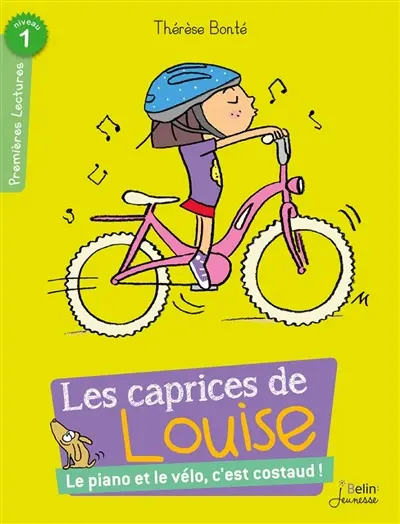 Les caprices de Louise. Le piano et le vélo, c'est costaud !