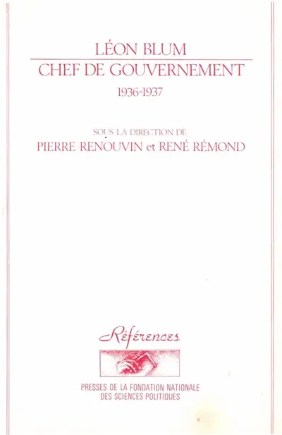 Léon Blum, chef de gouvernement : 1936-1937