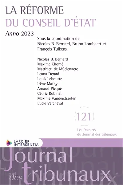 La réforme du Conseil d'Etat : anno 2023