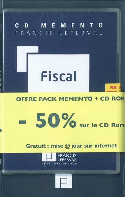 Pack fiscal 2011 : mémento + CD-ROM + mise à jour gratuite sur Internet