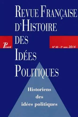 Revue française d'histoire des idées politiques, n° 40
