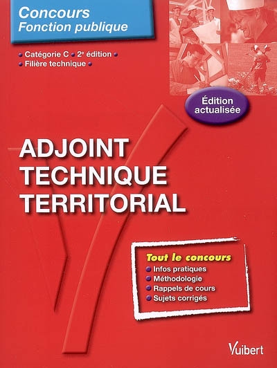 Adjoint technique territorial : catégorie C, filière technique