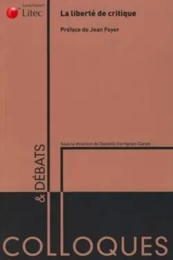 La liberté de critique