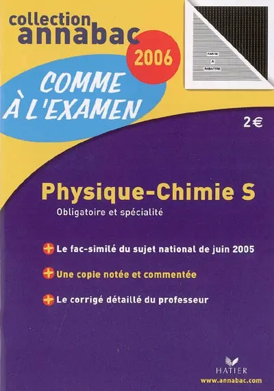 Physique-chimie S : obligatoire et spécialité