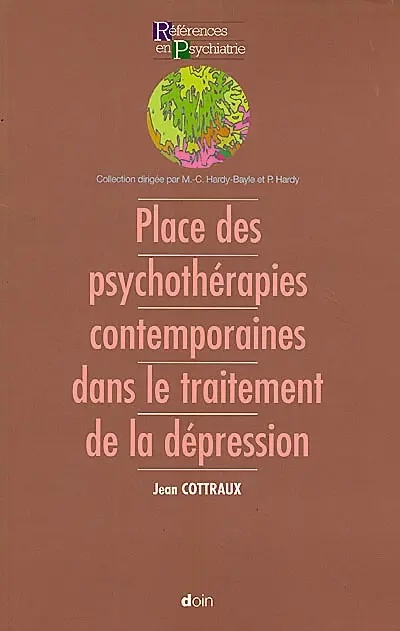 Place des psychothérapies contemporaines dans le traitement de la dépression