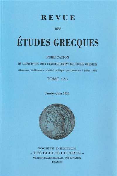 Revue des études grecques,...