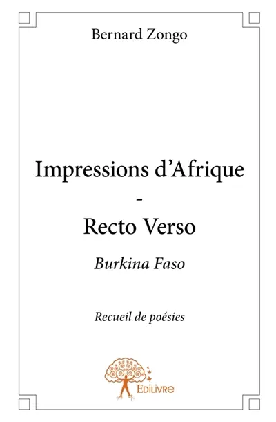 Impressions d'Afrique : Recto Verso : Burkina Faso