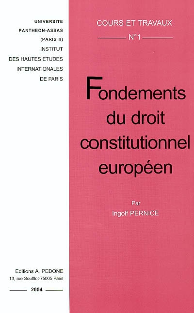 Fondements du droit constitutionnel européen