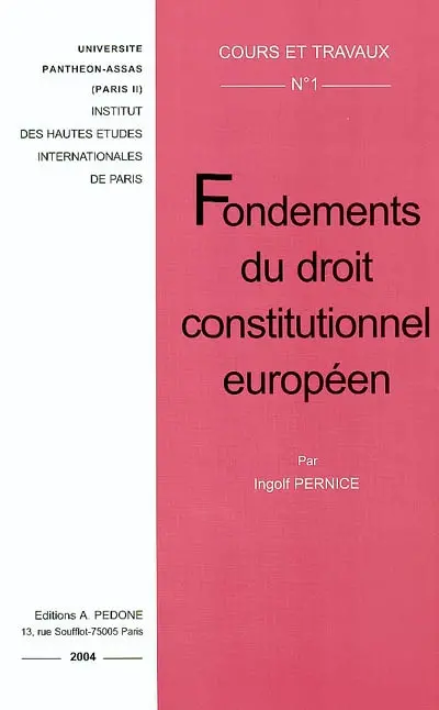 Fondements du droit constitutionnel européen