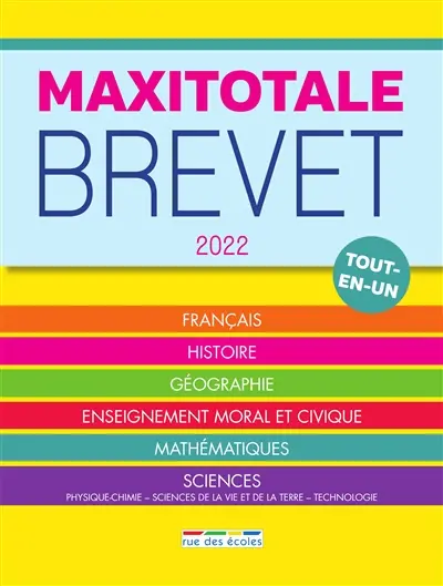 Maxitotale brevet 2022 : tout-en-un