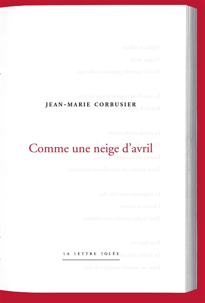Comme une neige d'avril